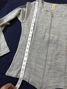 Women Zipper Cardigan