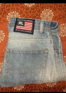 RALPH LAUREN WIDE LEG JEANS