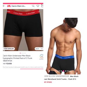 Calvin Klein Men's Underwear Pack of 2