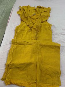 Yellow Ruffled Dress