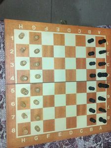 Foldable Wooden Chess