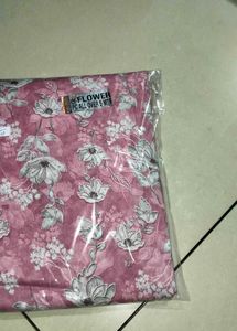 Pink Colour Mix Cotton Suit With Dupatta