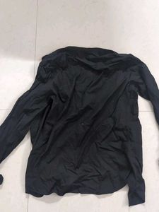 Westside Men's Black Collared Shirt(Slim fit)