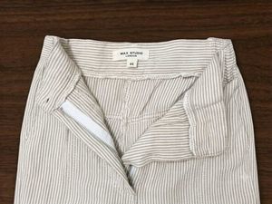 Striped Wide-Leg Pants
