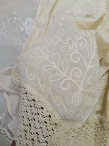 Boho Cream Embroidered Kurta