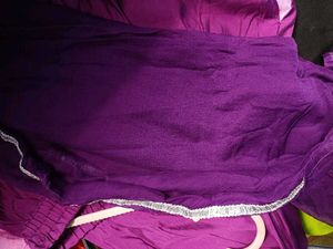 Purple &amp; Pink Anarkali Suit
