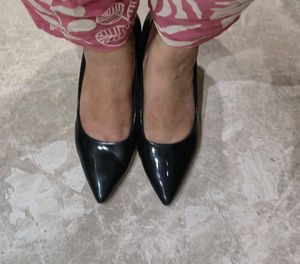 NEW Imported Black Formal Heels Pumps