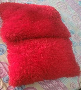 Pink Fluffy Travel Pillow