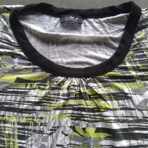 Stylish Abstract Print T-Shirt