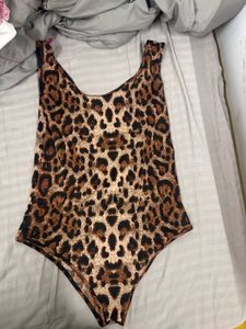 Leopard Print Bodysuit