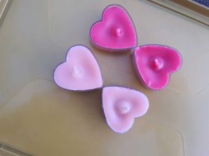 Heart Shaped Tealight Candles