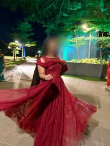 Elegant Maroon Gown