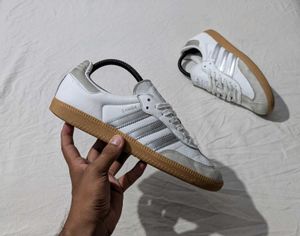 Adidas Samba White Silver