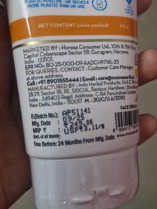 Mamaearth Vitamin C and Rice Face Duo