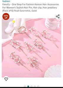 Pearl Hair Clip Set