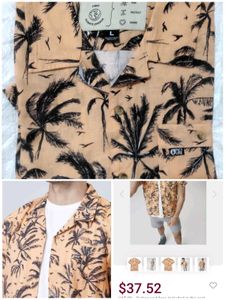 Picture brand organic Palm Print Shirt - Casual St