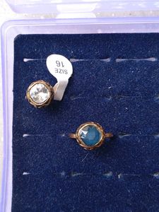 Elegant Gemstone Ring Set