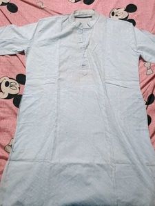 Men's Light Blue Kurta