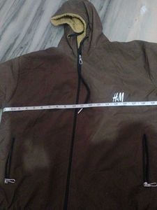 H&amp;M Brown Sherpa Lined Jacket