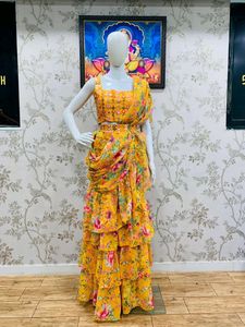 Party Wear Lehenga Saree