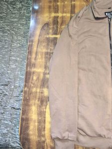 The Souled Store Brown Full-Zip Bomber Jacket