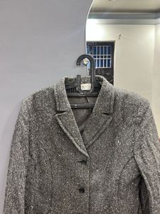 Grey Tweed Blazer