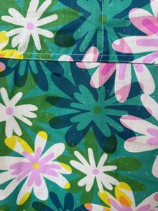 Men's Green Floral Short Sleeve Shirt