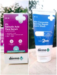 Derma Co. Salicylic Acid Face Serum & Facewash