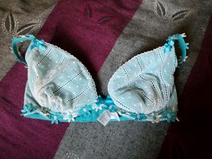 Beautiful Skyblue Bra Wired