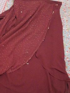 Ashish N Soni Sparkly Maroon Lehenga