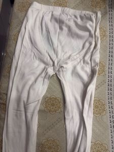 Men's White Thermal Leggings