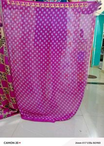 Beautiful Yellow &amp; Pink Saree