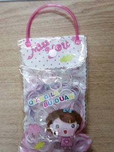 Mini Plastic Hair Rubber Bands/Confidence Hair Tie Rubber Elastic Band For Making Ponytails And Other Hairstyles