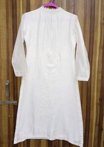 🤍Kurta Set ✨white and golden