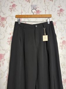 Modern Silk-Touch Wide-Leg Trouser