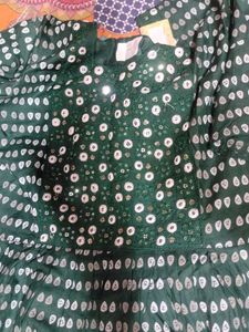 Sea Green Anarkali Kurti For Women And Girls