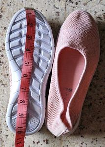 Cute Pink Mesh Ballet Flats