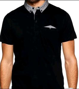 vDot by Van Heusen Polo tshirt with printed collar