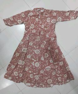 Cute Floral Print Midi Dress