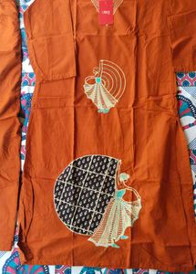 Elegant Orange Kurta Set with Dupatta