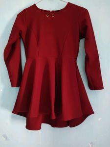 flare dress with full sleeves