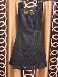 Elegant Black Lace Dress