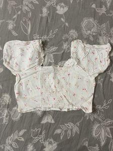 Floral Crop top/blouse