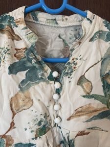 Boho Floral Print Tunic Top