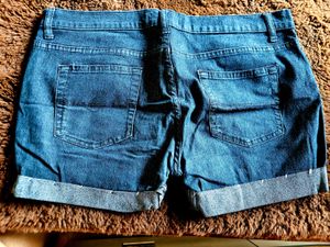 Classic Blue Denim Shorts set of 2