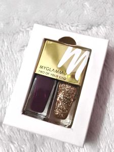 MyGlamm Nail Enamel Duo wicket wish