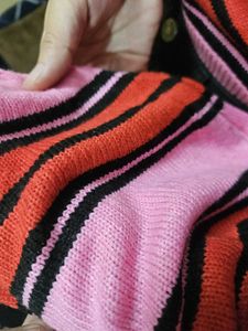 Striped Knit Sweater