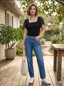 Calvin Klein Women's Square Neck Top