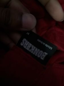 Red Cargo Joggers