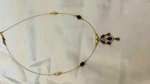 Elegant Amethyst &amp; Pearl Necklace